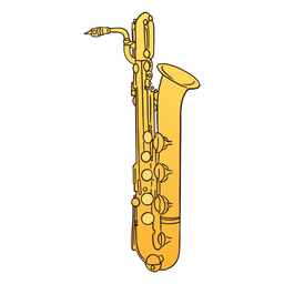 saxofón - 1 Transparent PNG