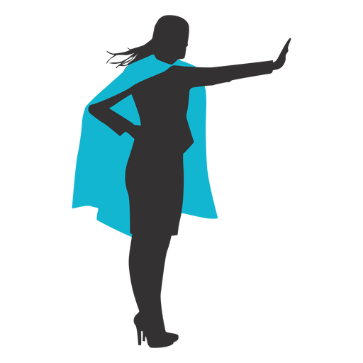 Superhelden-Silhouette - 5 PNG-Design