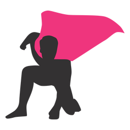 silueta de superhéroe - 11 Diseño PNG