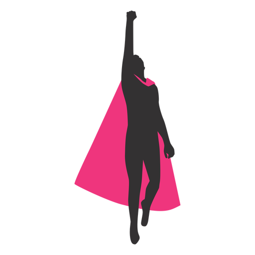 Superhero Flying Silhouette