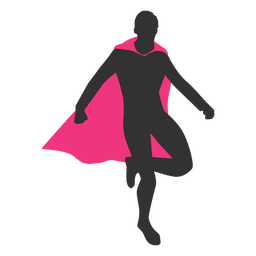 silhueta de super-herói - 18 Desenho PNG
