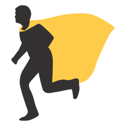 silueta de superhéroe - 22 Diseño PNG