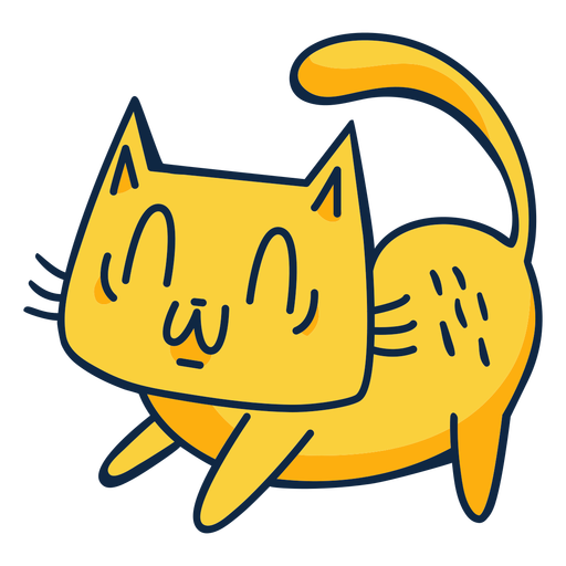 Gato, Desenho, Meow png transparente grátis