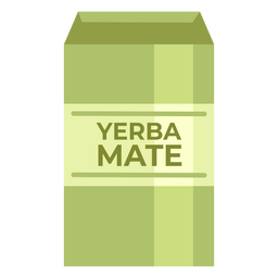 Yerba mate drink package PNG Design