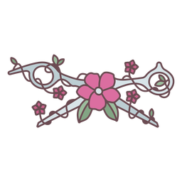 Blumenschere - 3 PNG-Design