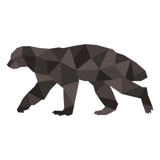 Color polygonal badger profile