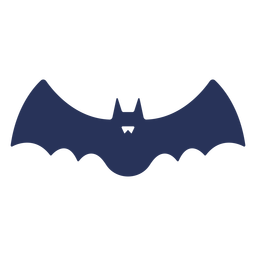 Filled stroke simple flying bat PNG Design