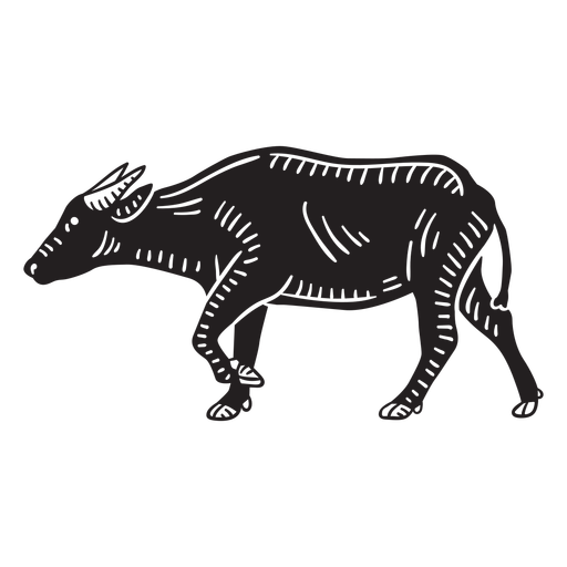 animais de linogravura - 30 Desenho PNG