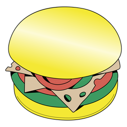 Hamburguer fast food PNG Design