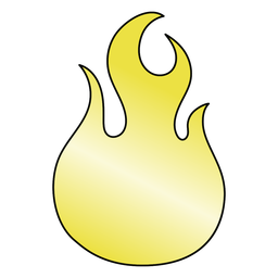 Simple old school flame element