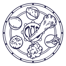 placa de seder - 16 Desenho PNG