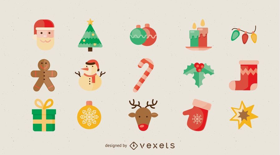 Christmas Holiday Icons Christmas Holiday Icons