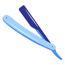 Simple flat straight razor PNG Design Transparent PNG