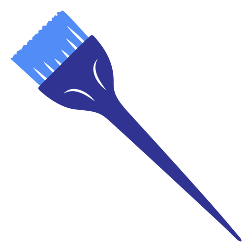 Simple small flat hair brush PNG Design