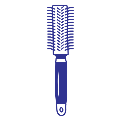 Filled stroke simple hair brush PNG Design