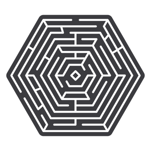Labyrinth ausgeschnitten - 6 PNG-Design