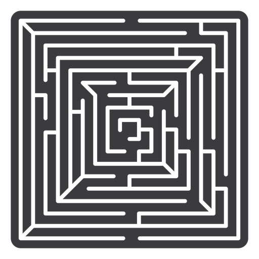 Labyrinth ausgeschnitten - 9 PNG-Design