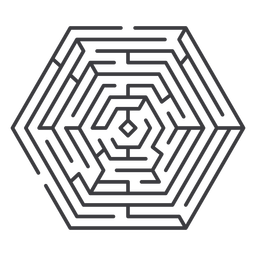 traçado de labirinto - 3 Desenho PNG
