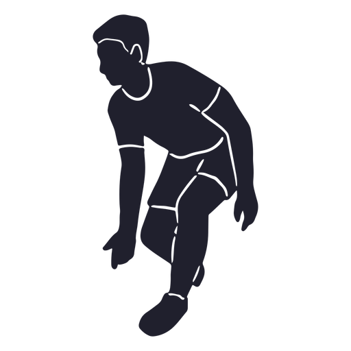 Ball sport player cut out PNG Design