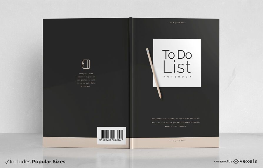 Lista de tareas para el diseño de la portada del cuaderno Lista de tareas para el diseño de la portada del cuaderno