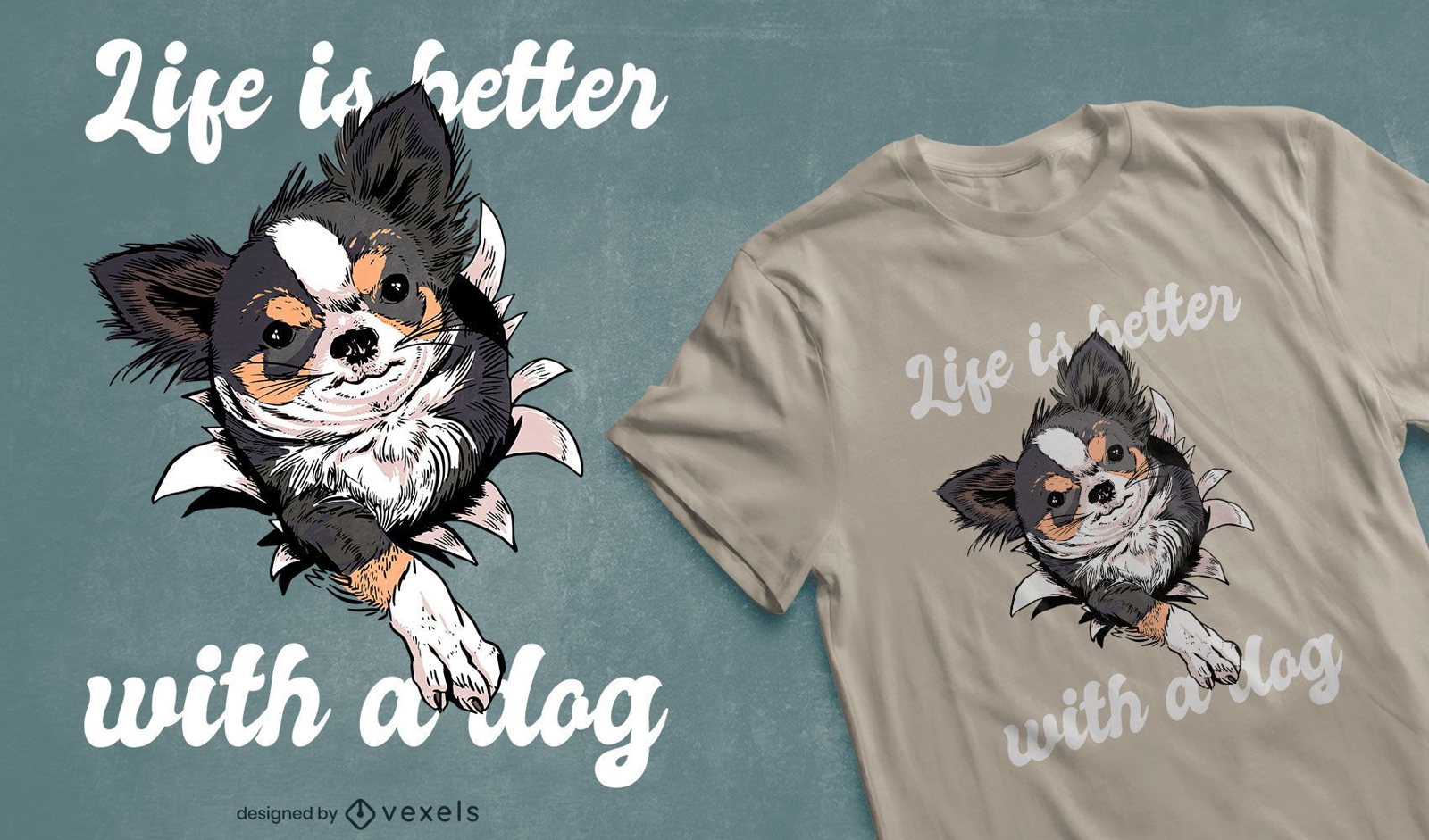 Dog owner quote t-shirt design