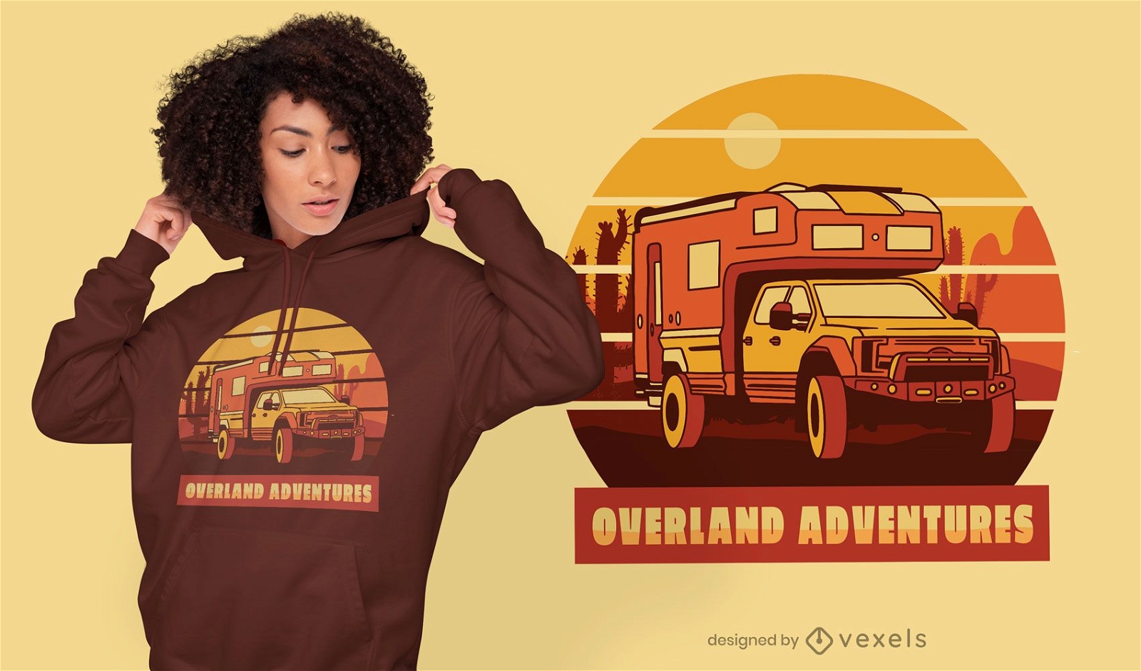 Diseño de camiseta con cita de viaje de aventura.