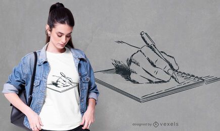 Hand-drawn writing t-shirt design Hand-drawn writing t-shirt design