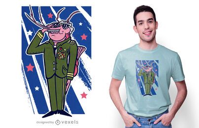 Allgemeines Garnelen-T-Shirt-Design