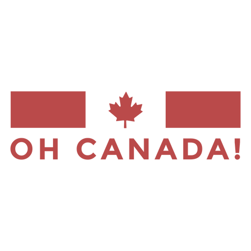 Oh Canada! badge PNG Design