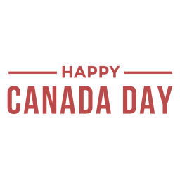 Happy Canada day badge PNG Design Transparent PNG