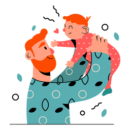 Father playing with baby son  Transparent PNG