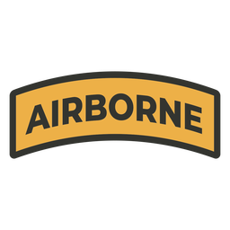 Airborne patch badge PNG Design