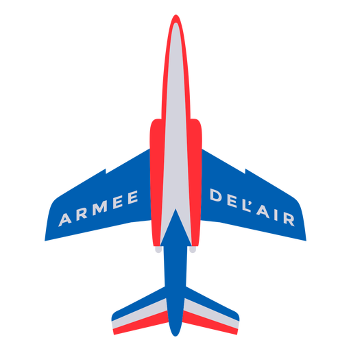 Armee-de-Lair-Flugzeug Französisch flach PNG-Design