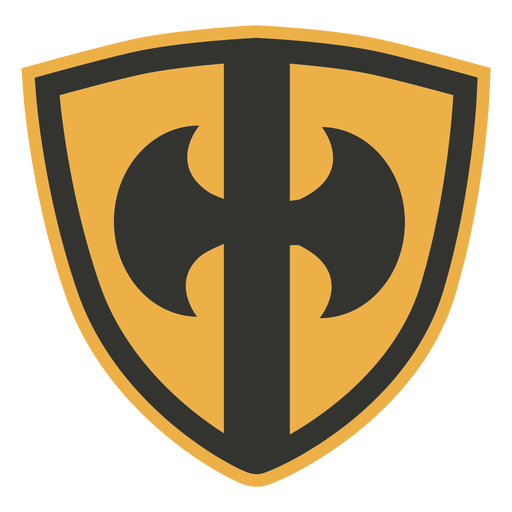 Emblema de machado do exército Desenho PNG