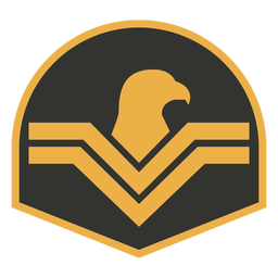 Army eagle patch badge PNG Design