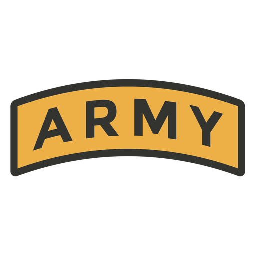 Army patch badge PNG Design