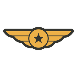 Insignia de una sola estrella del ejército Transparent PNG