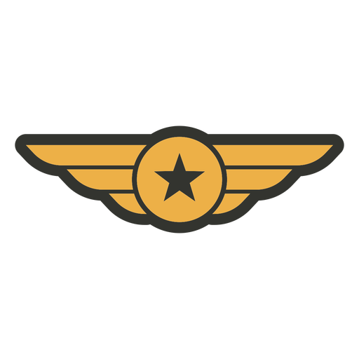 Distintivo de estrela única do exército Desenho PNG