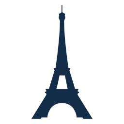 Bastille Day Eiffelturm Silhouette PNG-Design