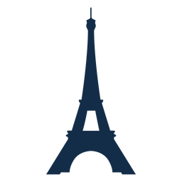Silhueta da Torre Eiffel do Dia da Bastilha Transparent PNG