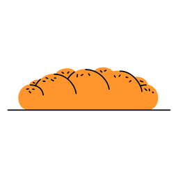 Challah Bread Doodle PNG & SVG Design For T-Shirts