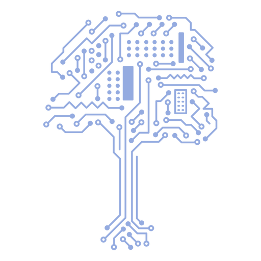 Curso de ciência da árvore do circuito Desenho PNG