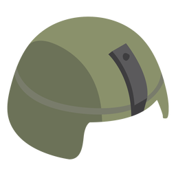 Combat military helmet flat PNG Design Transparent PNG