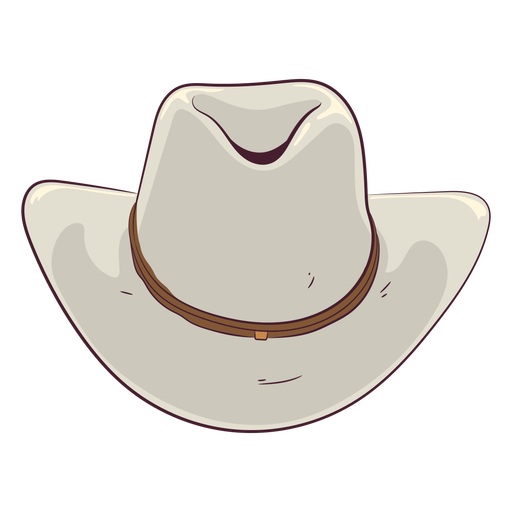 Ilustración de sombrero de vaquero Diseño PNG