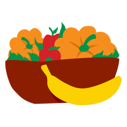 Cultivos hortalizas frutas mazao plano Diseño PNG