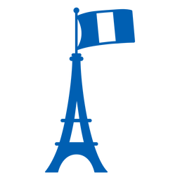 Eiffel tower monochrome France PNG Design