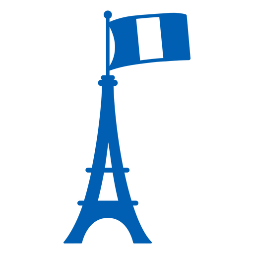 Eiffelturm monochrom Frankreich PNG-Design