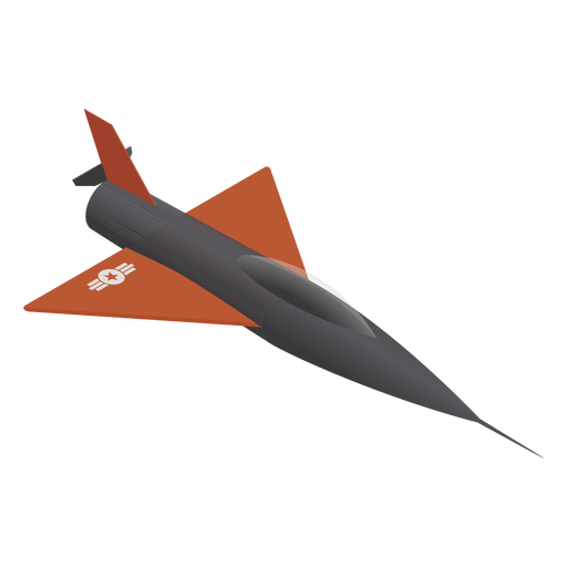 Kampfjet militärisch isometrisch PNG-Design