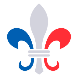 Fleur de lis French flat PNG Design Transparent PNG