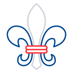 Fleur de lis heraldry French PNG Design Transparent PNG